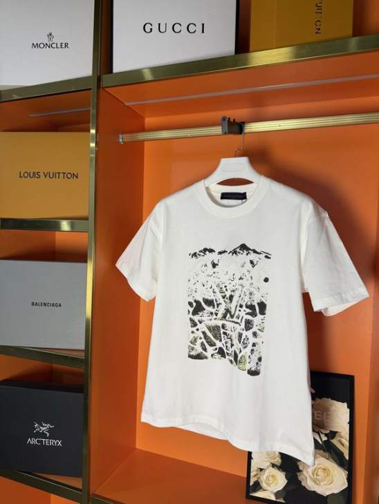 Picture of Louis Vuitton T Shirts Short _SKULVXS-Llzytx00096980
